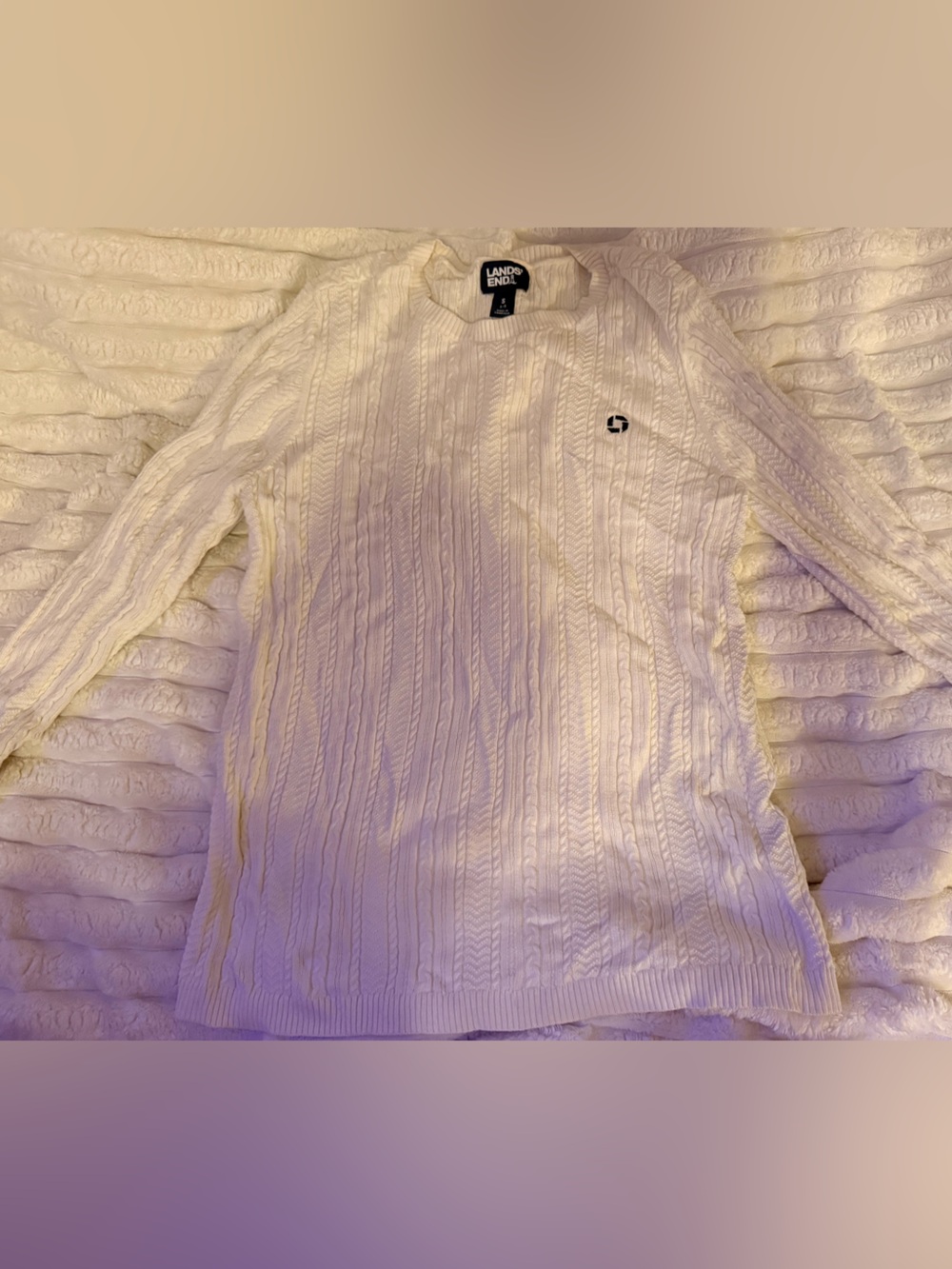 Chase Bank Detailed Long Sleeve Sweater